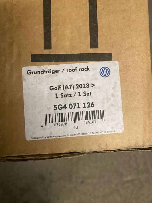 Напречни греди-рейки VW Golf 7 5g4071126