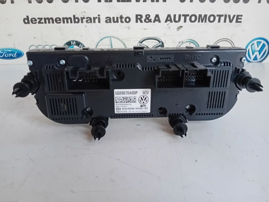 Panou Modul Comenzi Clima Dublu Climatronic Vw Passat B8 Arteon Cod 5G0907044DP Incalzire In Scaune