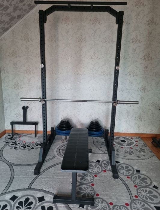 Турник Брусья Жим лёжа Приседания