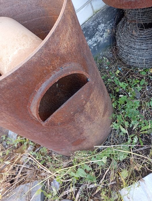 Печка банная железная