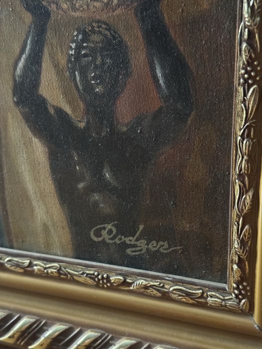 Интерьерная картина маслом (продаю с рамой)