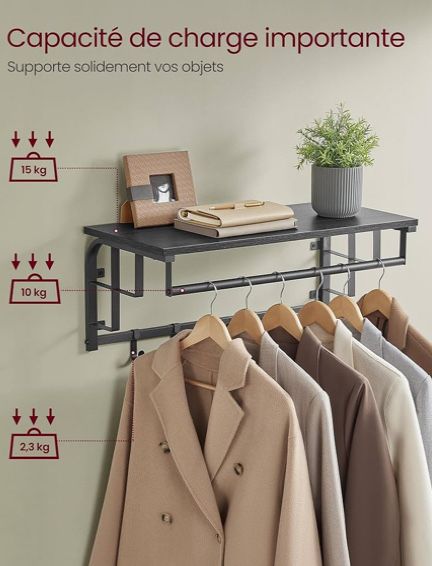 Стенна закачалка с рафт