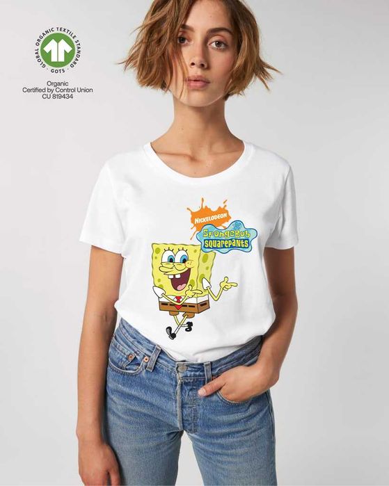 Нови Тениски със Спондж Боб Квадратни гащи - различни модели