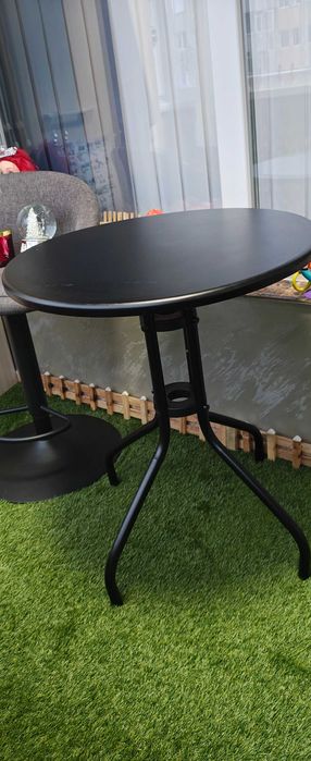 Кръгла метална маса 60см