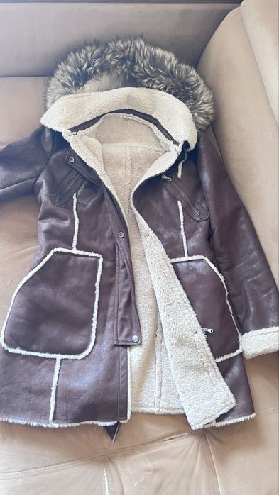 Дубленка натуральная в отличном состоянии