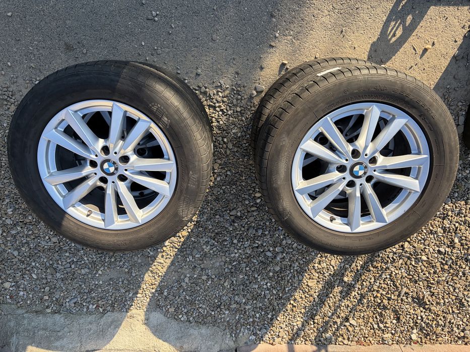 Roti complete / Jante BMW X5/X6 F15/F16 255/55/18 RunFlat cu steluta, anvelope DOT 21