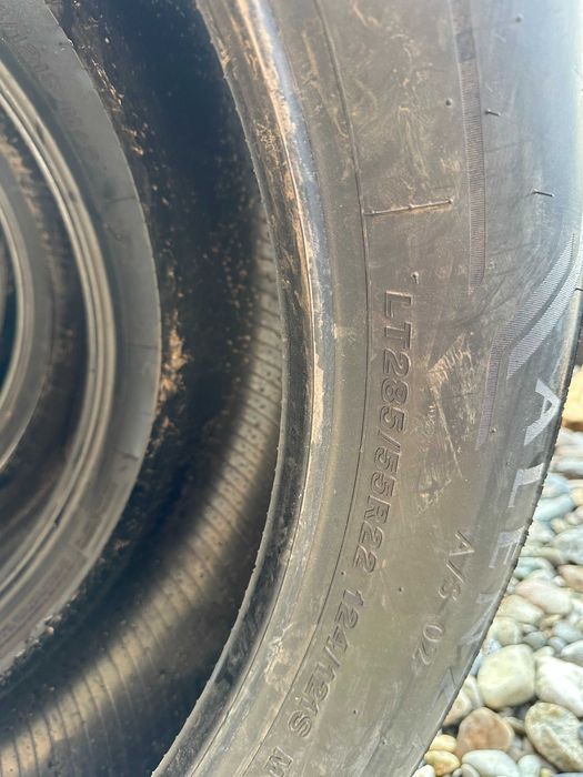 BridgeStone 285/55R22 - Anvelope Vara, DOT 2023, Garantie 100%, Stare excelenta, Livrare Rapida!
