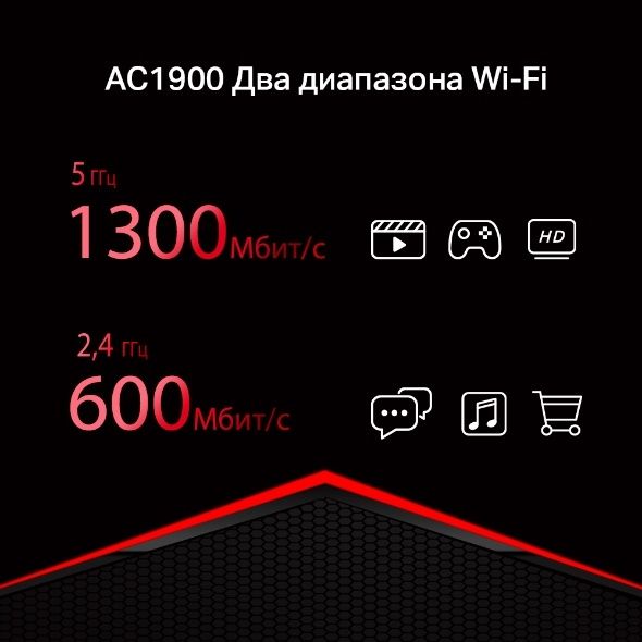 # Mercusys MR50G AC1900 Wi-Fi Гигабитный роутер Router Mesh