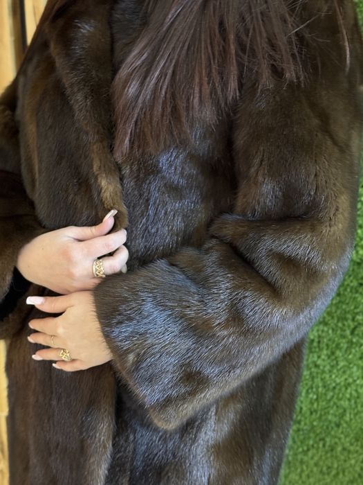 Норковый полушубок