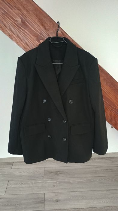 Sacou oversize cu lână