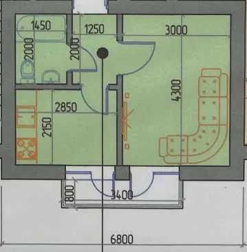 Срочно продается 1 комнатная квартира чистая с ремонтом новостройка!
