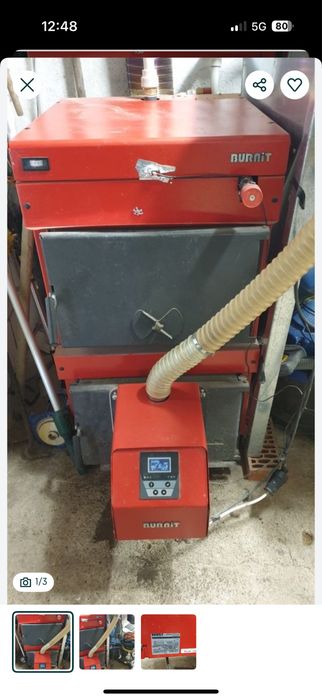 комбиниран котел бурнит 40kw