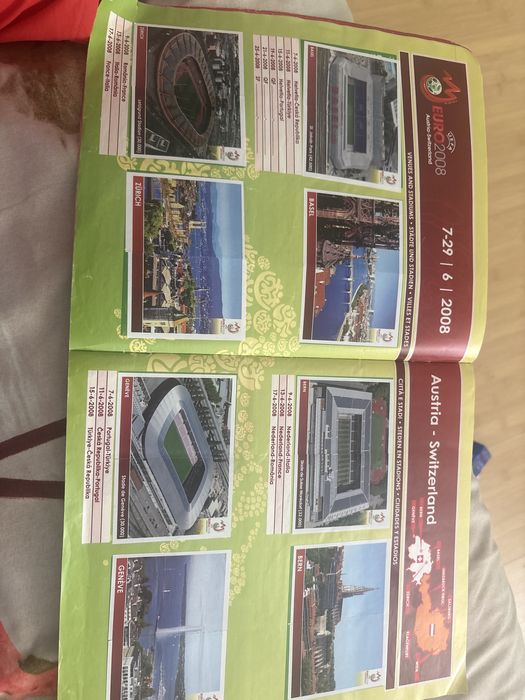 Vand album Panini Uefa Euro 2008 Complet