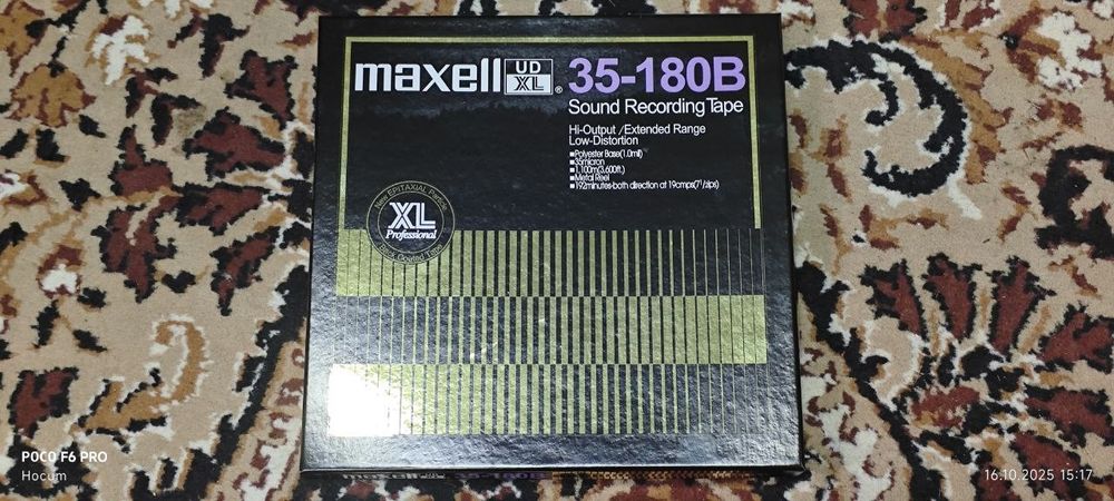 Новая катушка MAXELL 7'