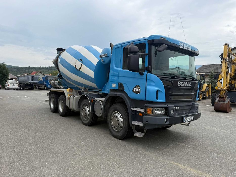 Autobetoniera SCANIA 8x4 9 mc