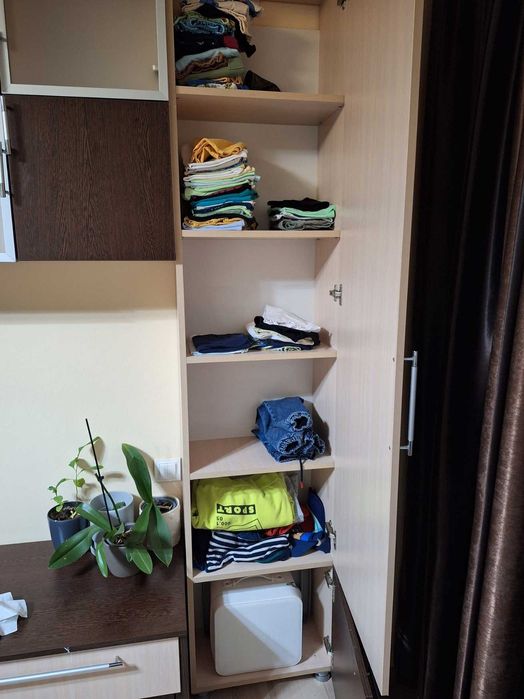 Mobila Living din pal melaminat (WENGE & CREAM)