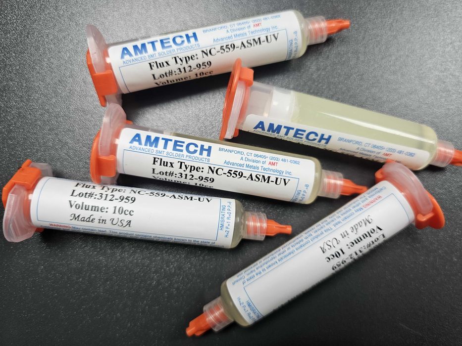 AMTECH NC-559-ASM Паста за запояване ребол на BGA SMD чипове флюс flux