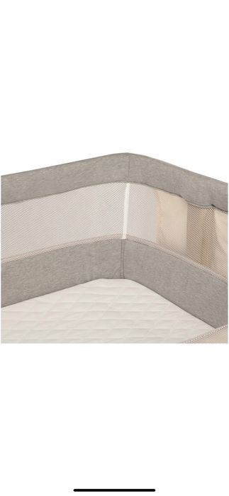 Детска кошара Co-Sleeper с люлка Lionelo Leonie, Grey Sand