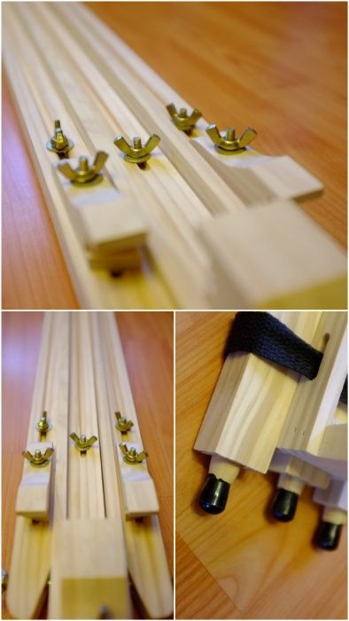 Șevalet LEMN, NOU, la cutie, reglabil si pliabil,pentru pictat/pictură