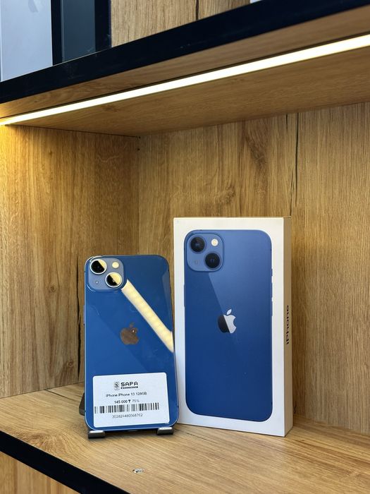 айфон 13 синий 75%