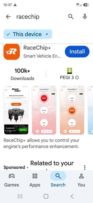 Race Chip RS BMW g16 850i БМВ г16 850и N63B44 TU3 V8 TWIN TURBO 530HP