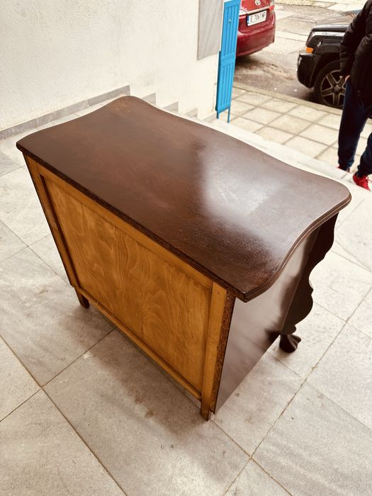 Винтидж шведски скрин с 3 чекмеджета | 1930–1950 г.