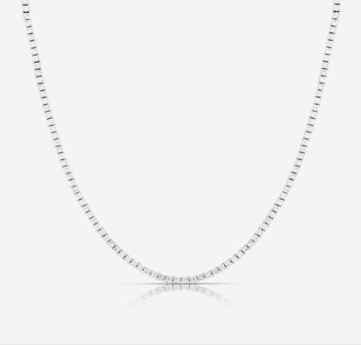 Тенис/tennis колие neacklace moissanite, най-чистият камък
