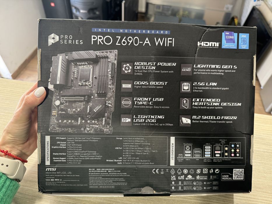 Placa de baza MSI PRO Z690-A WIFI, NOUA!!!