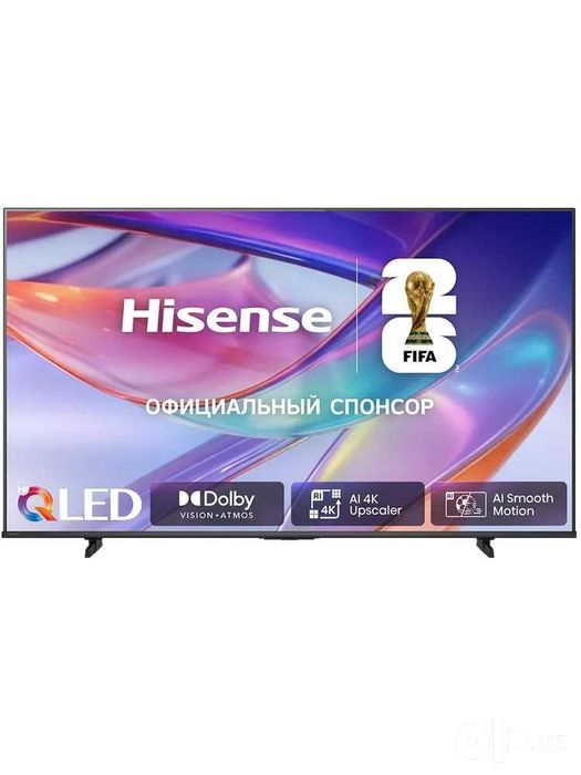 Hisense Телевизор 55 4K UHD Hi-QLED Dolby Atmos Vision Game Mode Plus