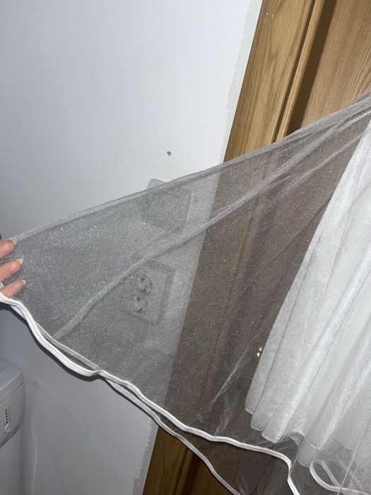 Vand rochie mireasa scurta cu trena