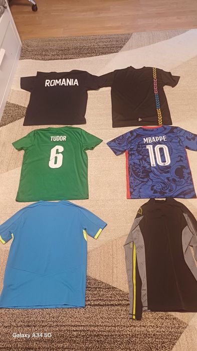 Tricouri antrenament fotbal copii 152-164