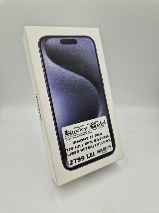 Iphone 15 Pro 128GB / 88%Baterie Garantie #48455