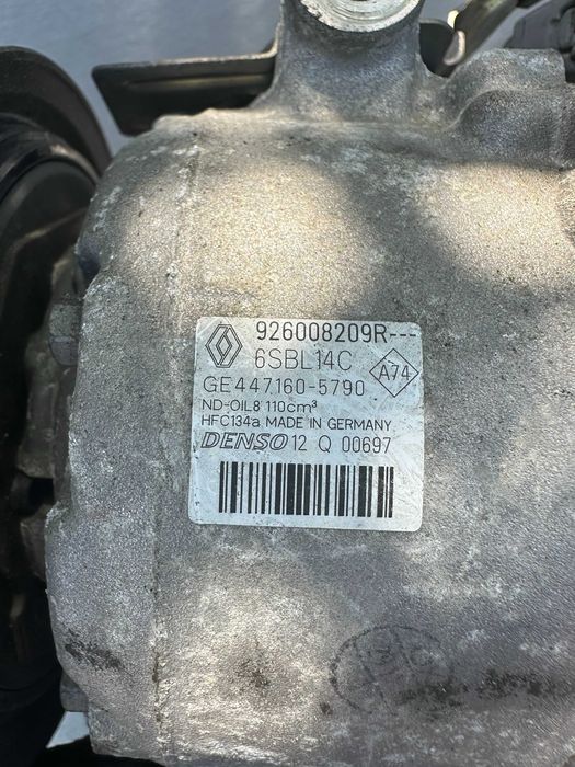 Compresor clima Renault Megane 1.5 DCI 926008209r an 2009-2016 Scenic Clio Captur