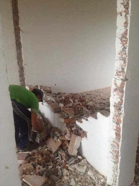 Демонтаж стен и демонтаж стяжки