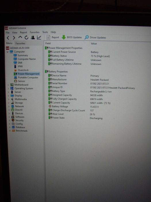 Zbook Fury G7 17.3" FHD i7-10750H SSD 512Gb RAM 16Gb nVidia T1000 4Gb