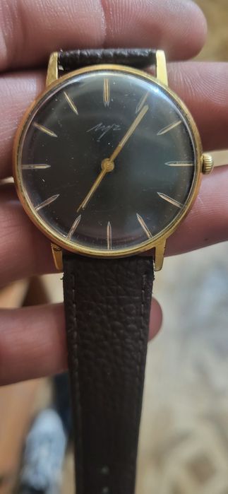 Часы Луч Позолоченые