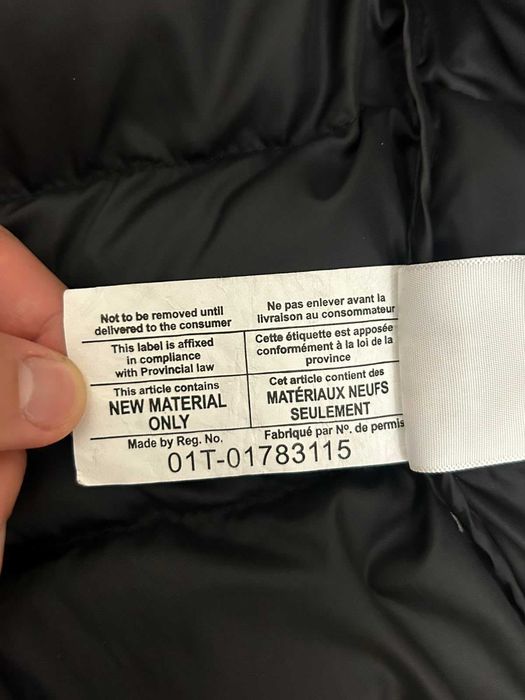 Geacă matlasată OVO October's Very Own bărbați neagră, Puffer din material tehnic cu PrimaLoft, Mărimea M