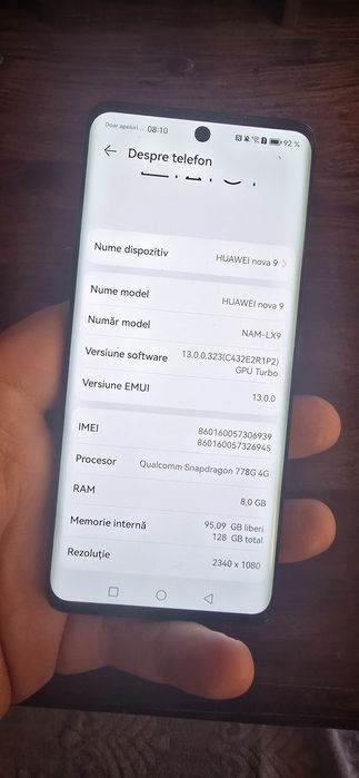 Huawei nova 9 ca nou