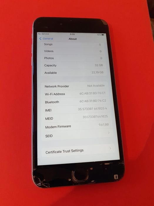 Iphone 6S Plus - 32 GB - Silver !