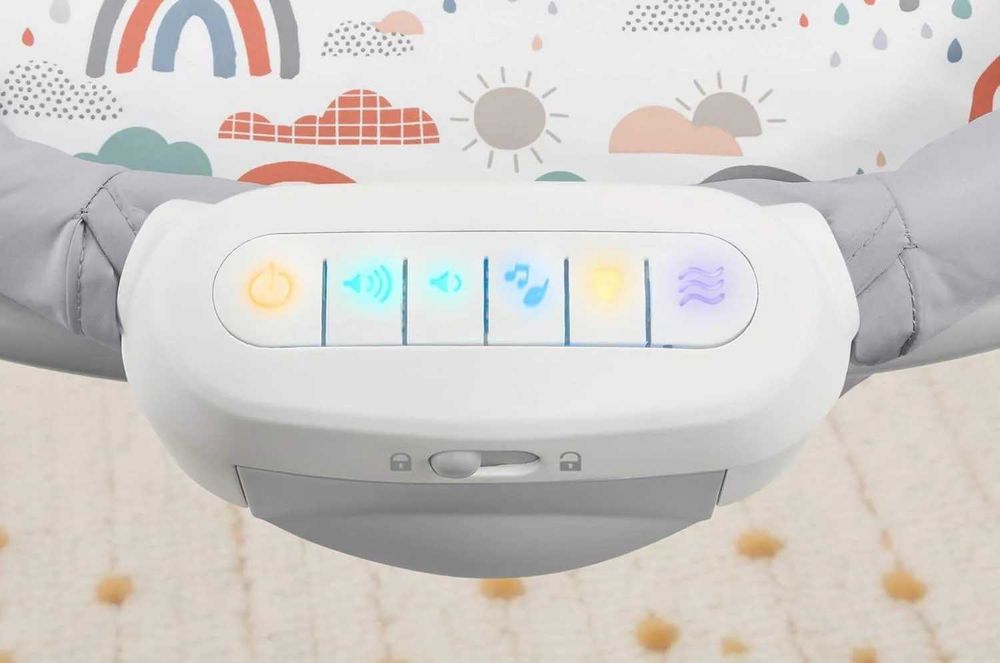 Сгъваема бебешка кошара кошче люлка Fisher Price с вибрации музика