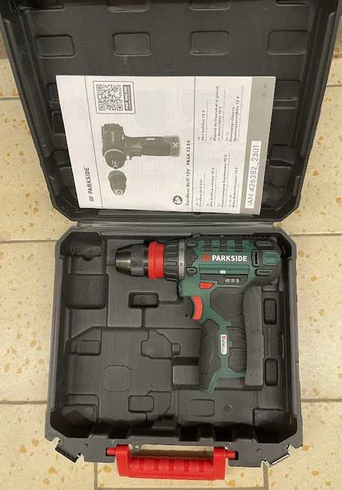 Нов винтоверт Parkside 12V с две скорости и свалящ се патронник