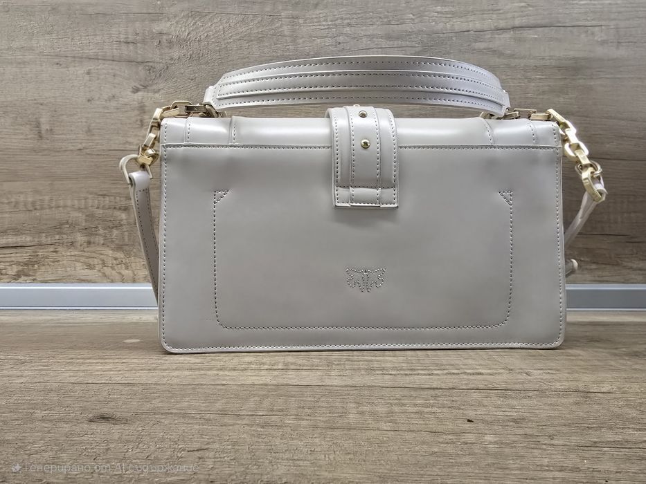 Чанта Pinko бяла-голям размер