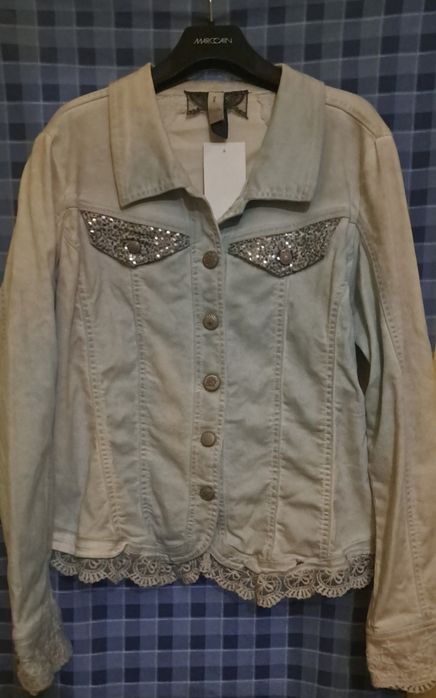 Geaca de blugi cu paiete