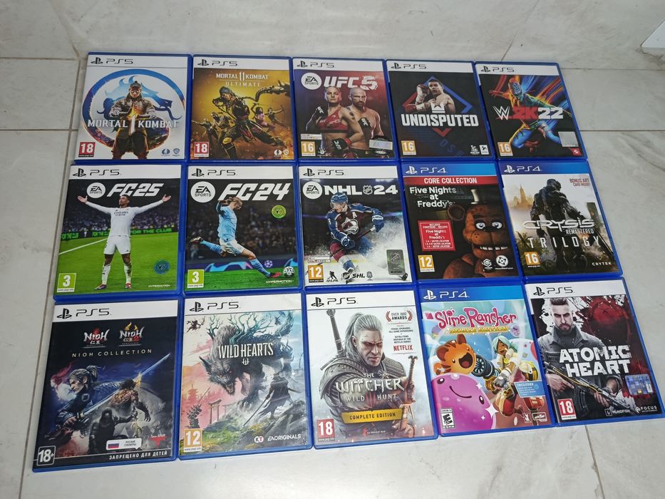 Диски на Playstation 5