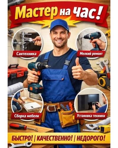 Мастер на час . Муж на час