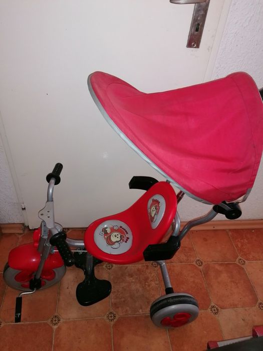 Детска червена триколка