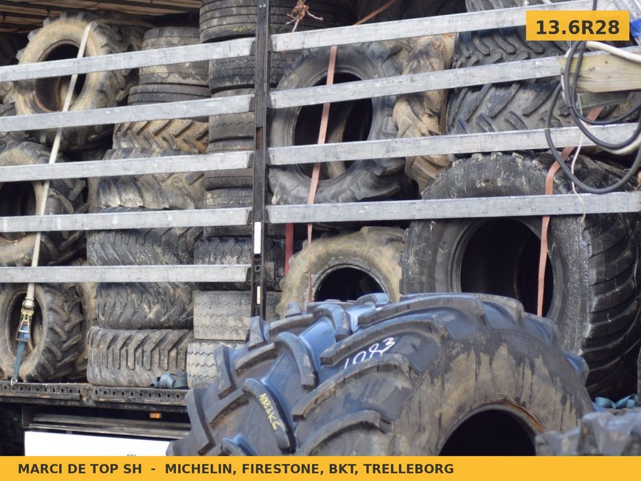 Anvelope Cauciucuri 13.6R28 13.6 R28 13.6-28 340/85R28 13628 Vredestein Tractor Punte Spate Utilaje Agricole SH Second Hand GARANTIE Garantie 1 An