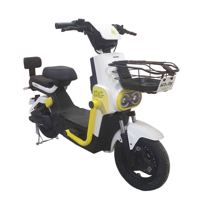 Електрически скутер EcoWay Y9 800W, 60V 20Ah Бял