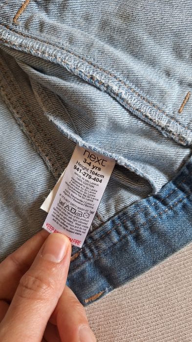 Дънково яке Next за момиче ръст 104см