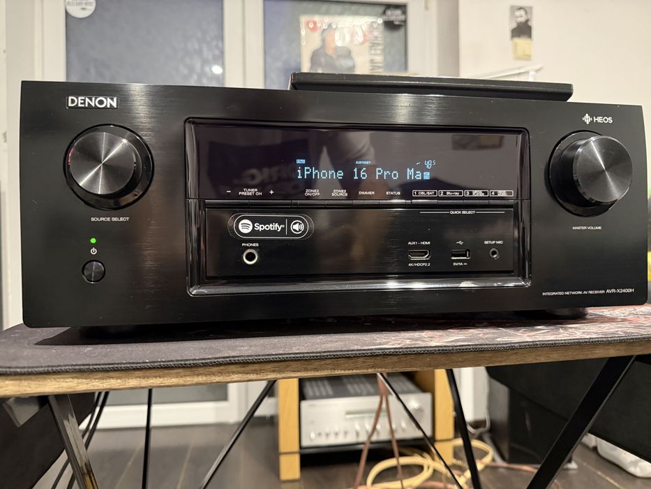 Receiver Denon AVR-X2400H,7.2,Dolby Atmos,Wifi,Bluetooth,4K,
